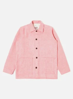 Store Easy Over Jacket In Pink Harris Tweed Men Jackets.