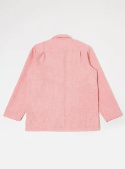 Store Easy Over Jacket In Pink Harris Tweed Men Jackets.