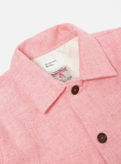 Store Easy Over Jacket In Pink Harris Tweed Men Jackets.