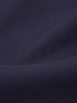 Fashion Easy Overshirt In Navy Barca Dobby Cotton Men Overshirts.