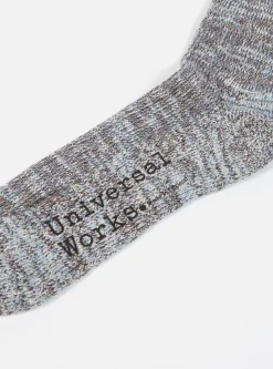 Clearance Everyday Stripe Sock In Cornish Blue Cotton Men Underwear & Socks.