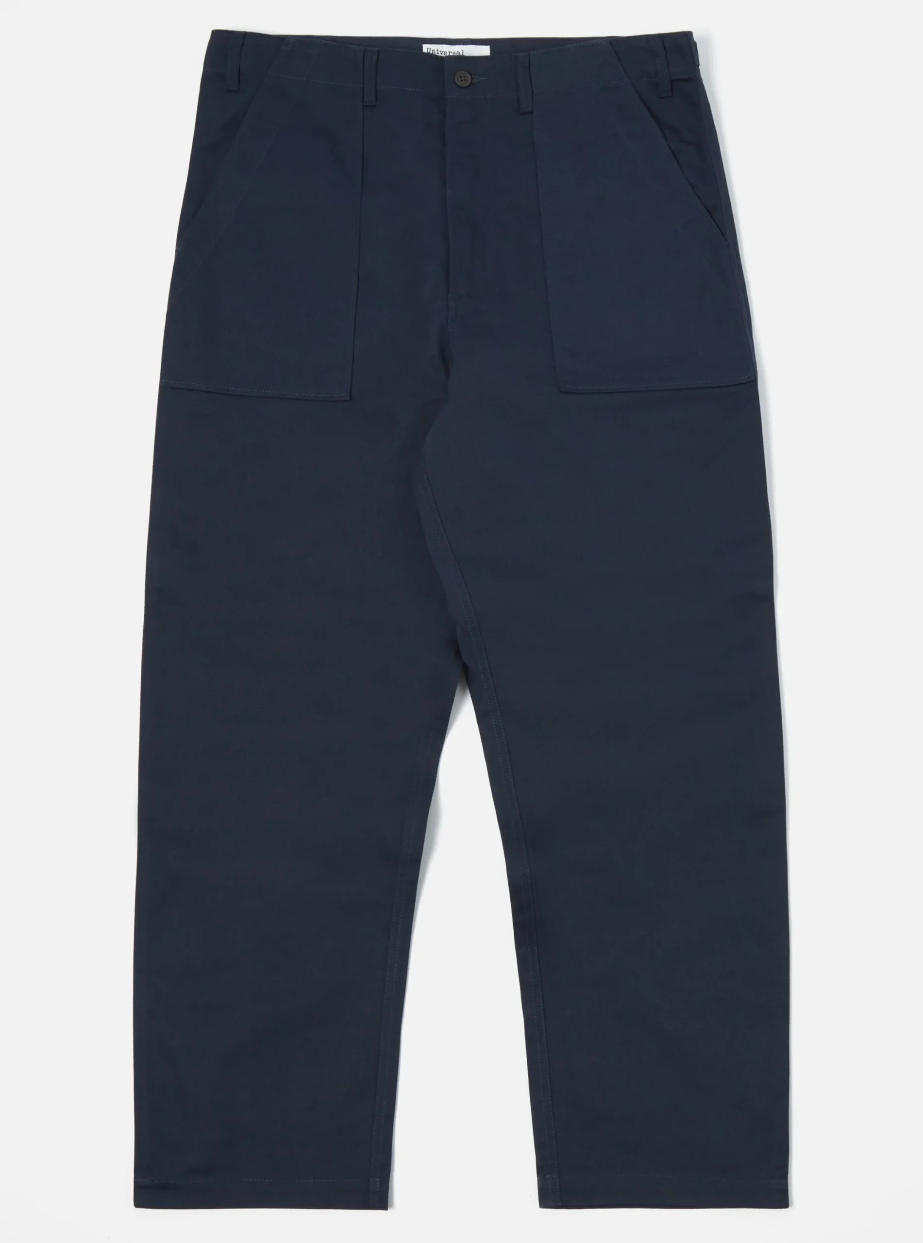 Fashion Fatigue Pant In Navy Twill Men Trousers.
