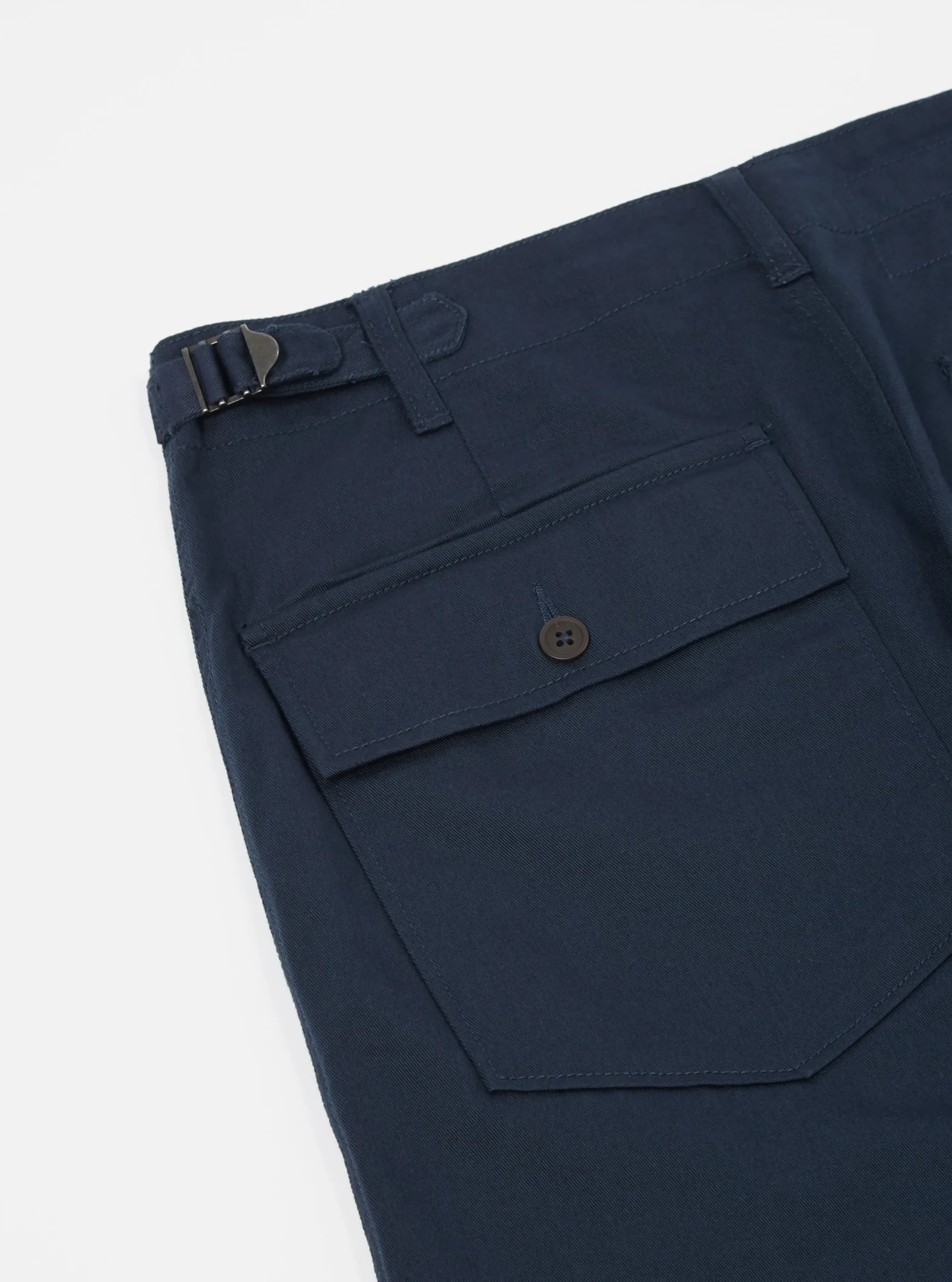 Fashion Fatigue Pant In Navy Twill Men Trousers.