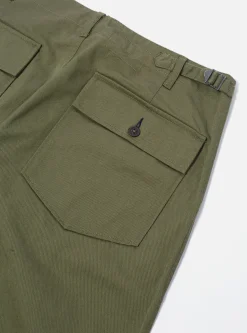 Flash Sale Fatigue Pant In Light Olive Twill Men Trousers.