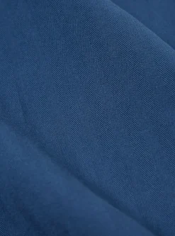 Best Sale Field Jacket In Washed Navy Italian Herringbone Cotton Men Jackets.