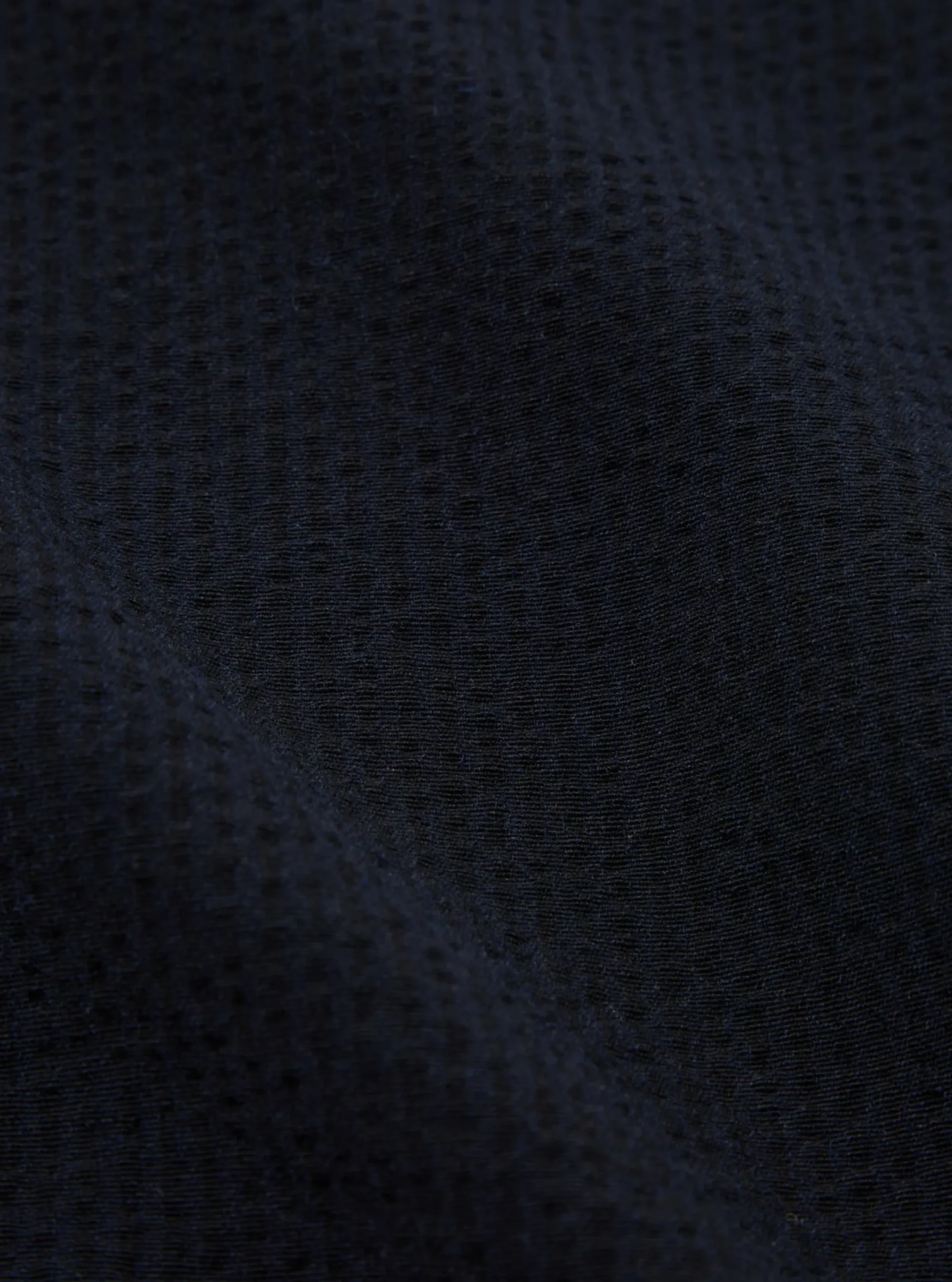 Cheap Field Jacket In Navy Wool/Cotton Seersucker Men Jackets.