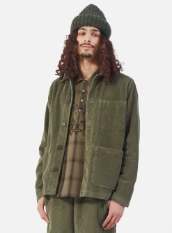 Best Field Jacket In Olive 6 Wale Corduroy Men Jackets.