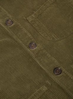 Best Field Jacket In Olive 6 Wale Corduroy Men Jackets.