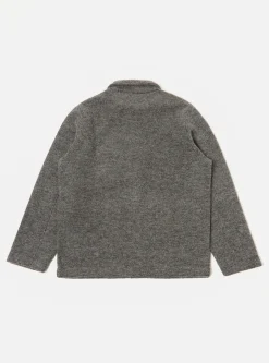 Online Field Jacket In Grey Marl Wool Fleece Men Fleece.