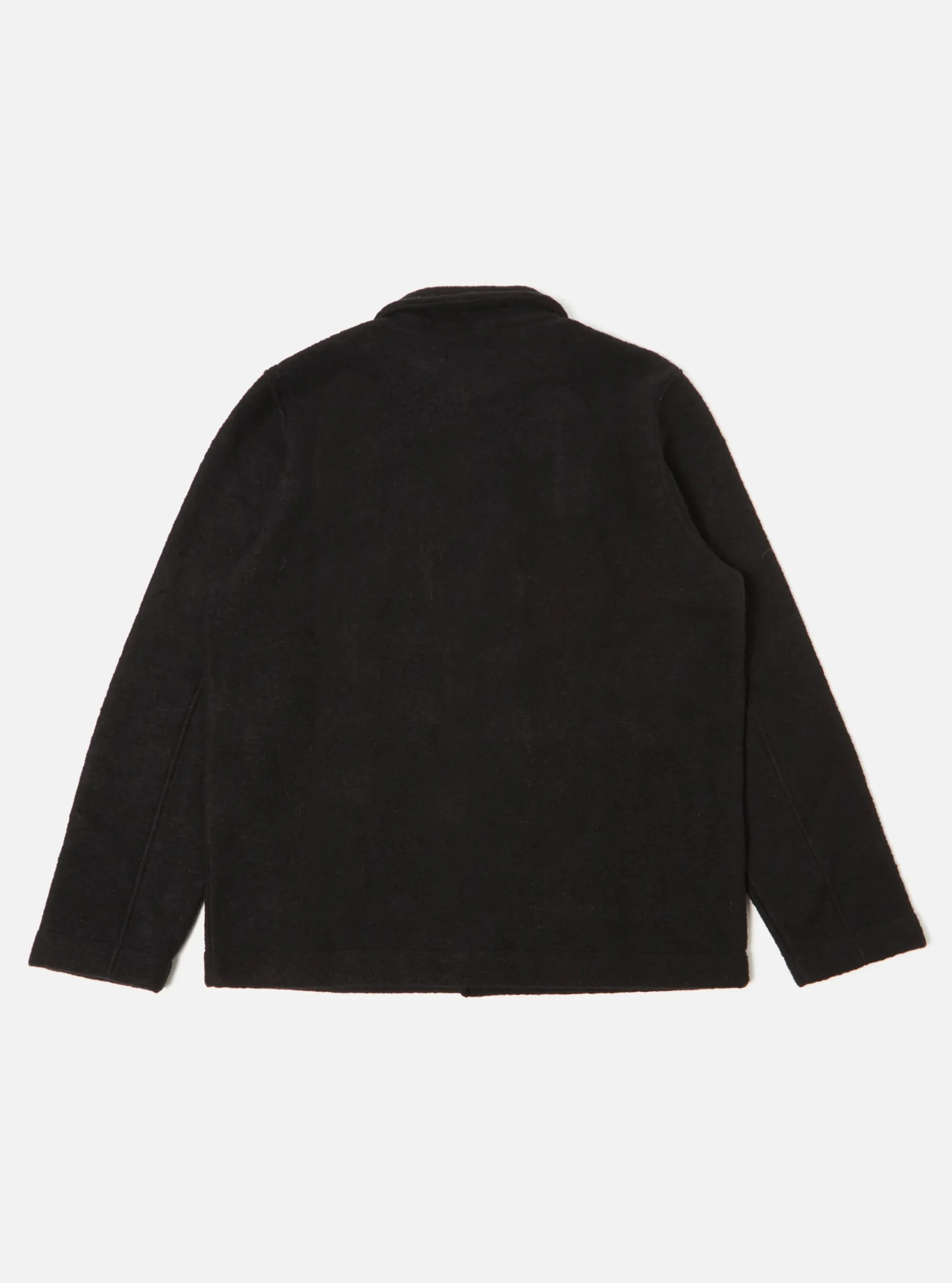 Cheap Field Jacket In Black Wool Fleece Men Fleece.
