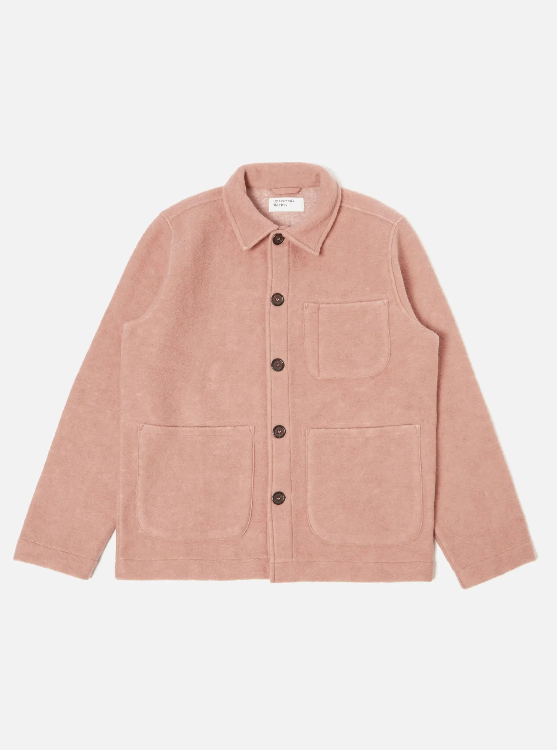 Flash Sale Field Jacket In Pink Wool Fleece Men Fleece.