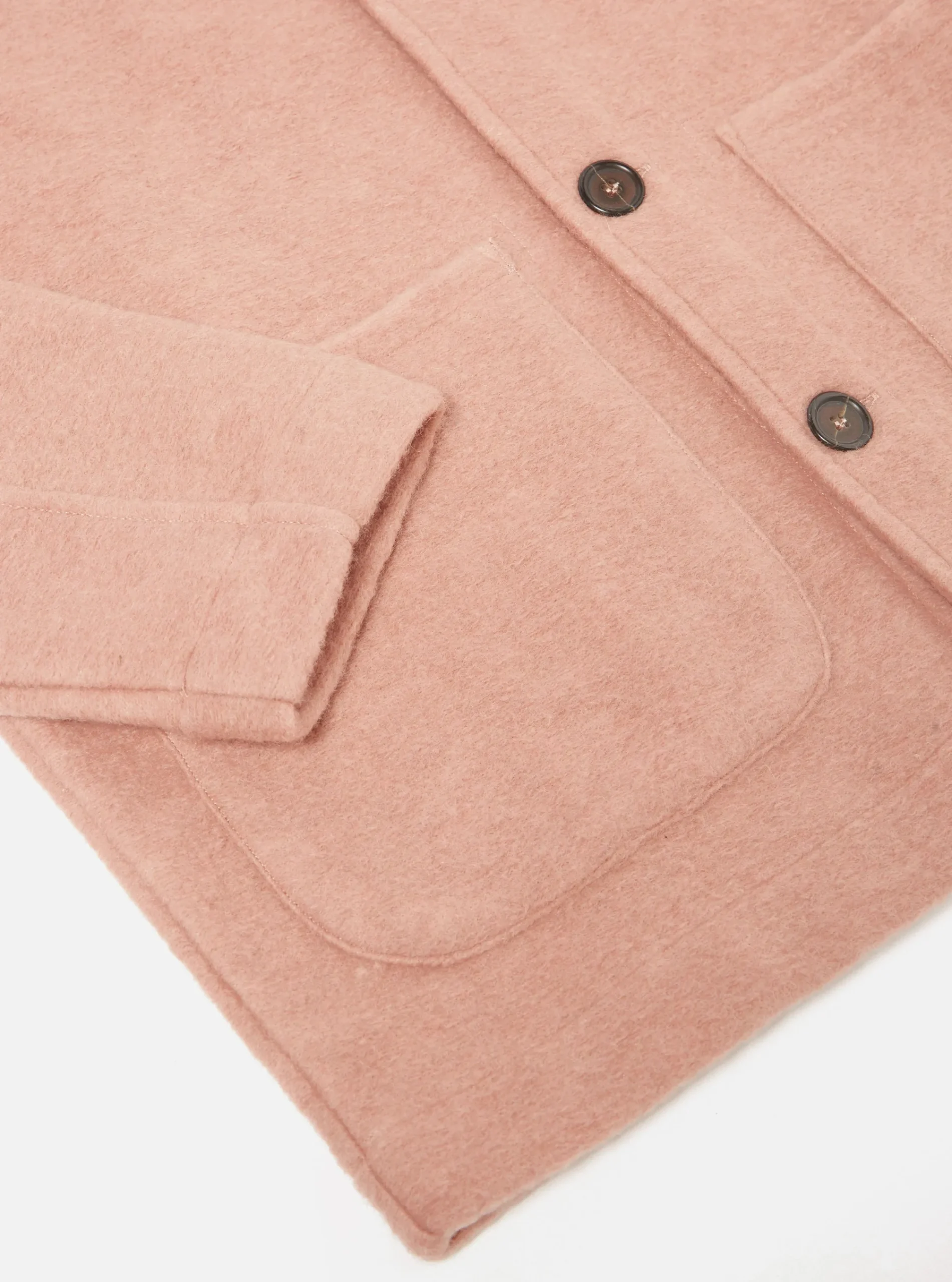 Flash Sale Field Jacket In Pink Wool Fleece Men Fleece.