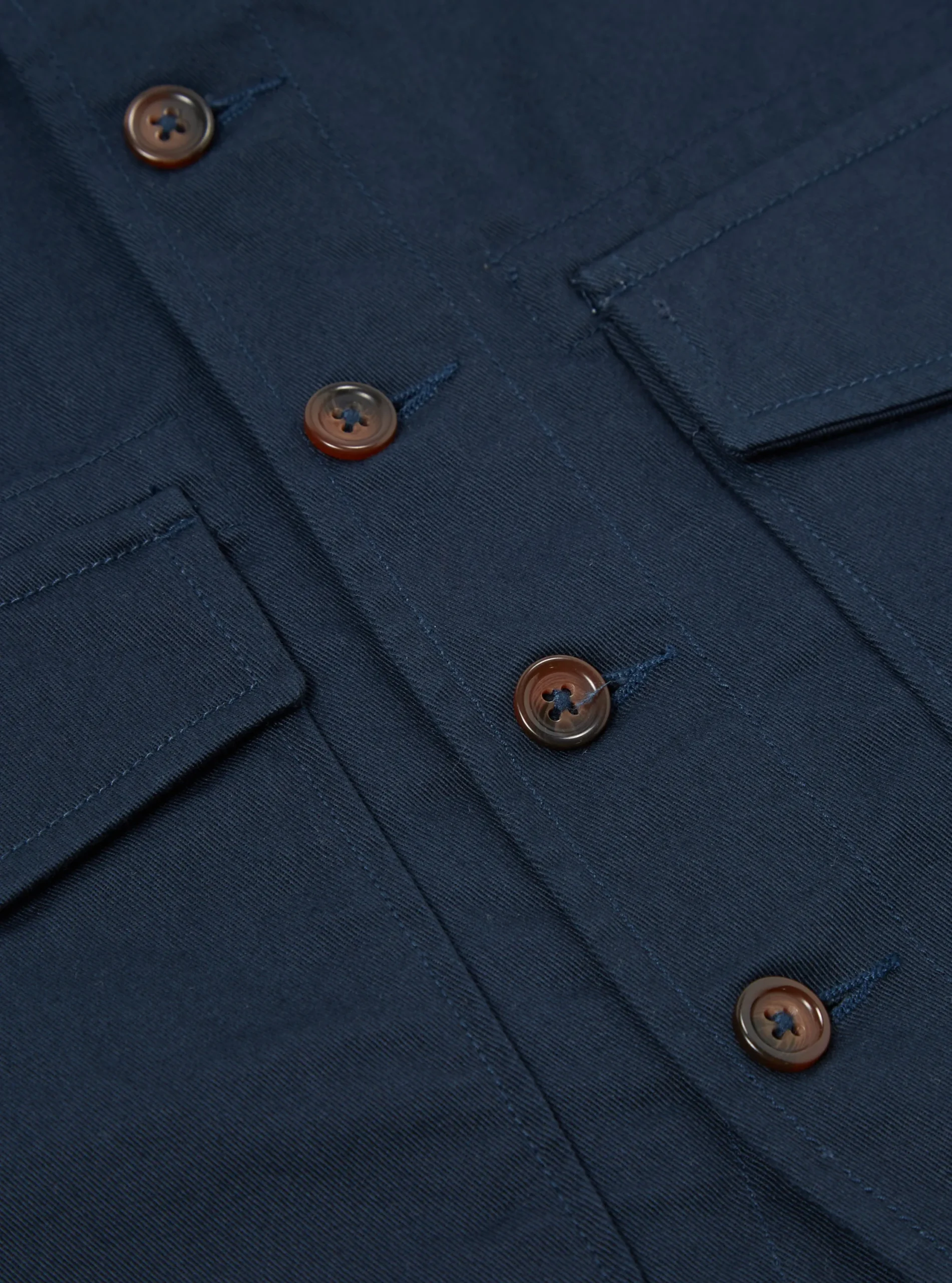 New Field Waistcoat In Navy Twill Men Suiting.