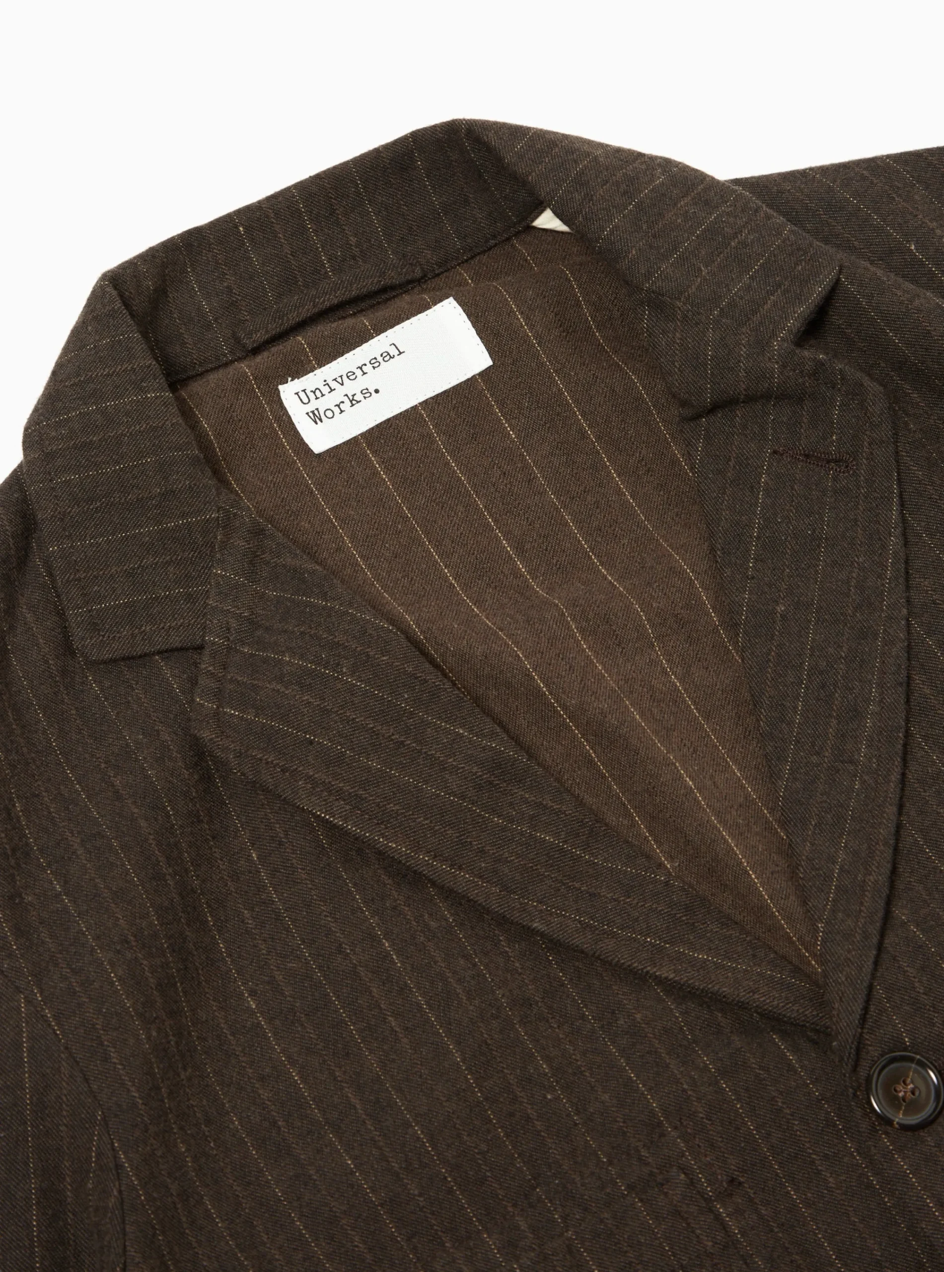 Best Sale Five Pocket Jacket In Brown Italian Pinstripe Men Jackets.