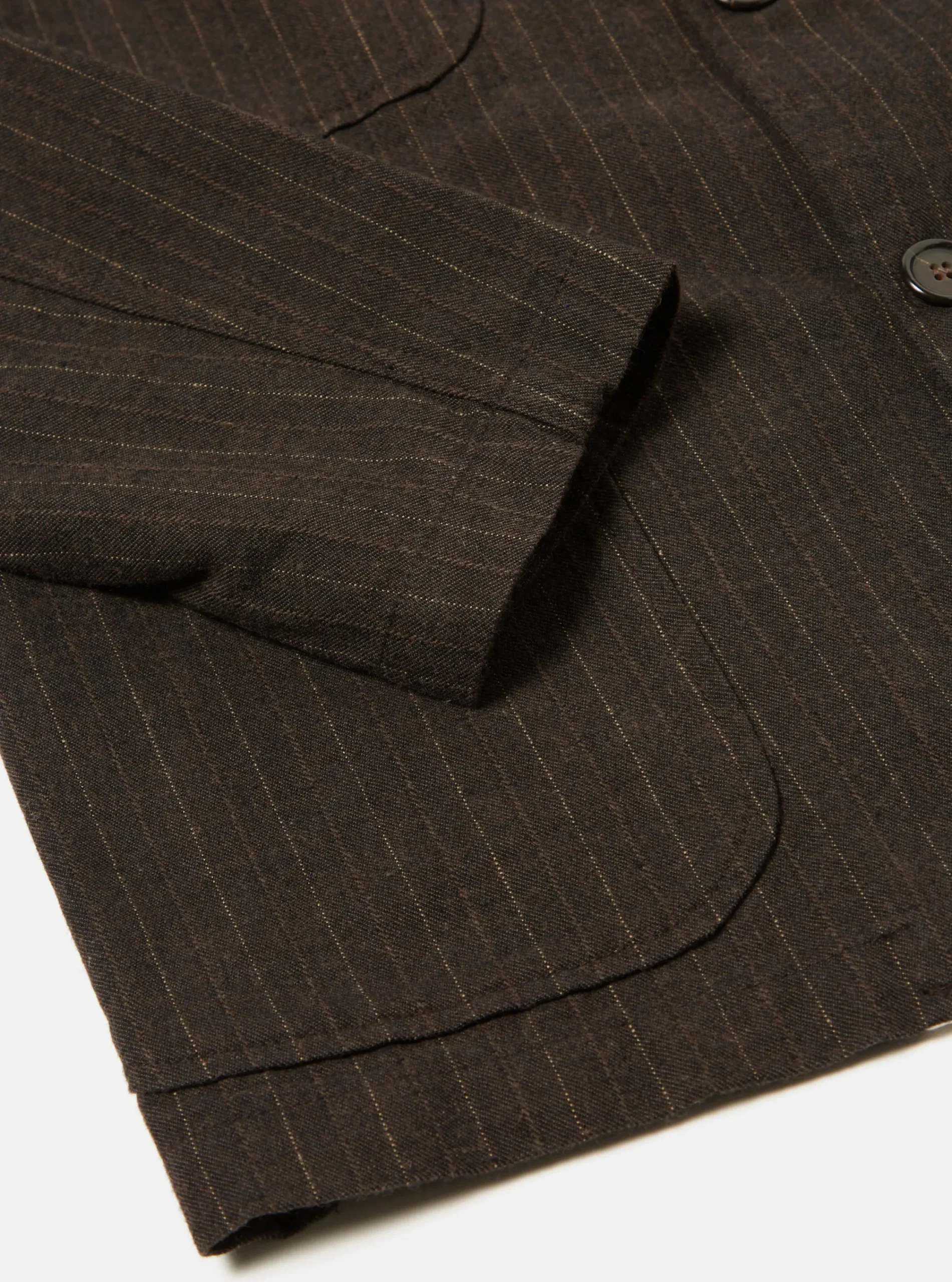 Best Sale Five Pocket Jacket In Brown Italian Pinstripe Men Jackets.