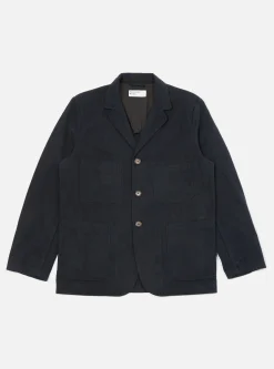 Cheap Five Pocket Jacket In Black Nebraska Cotton Men Jackets.