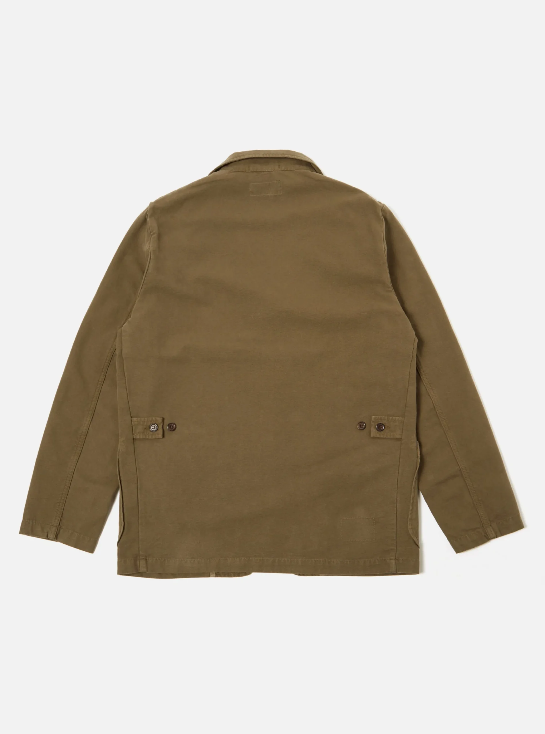 Cheap Five Pocket Jacket In Olive Canvas Men Jackets.
