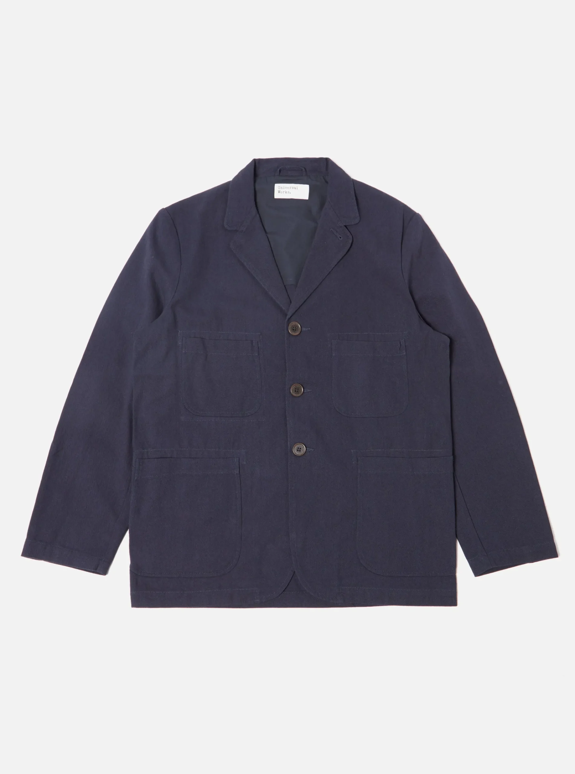 Store Five Pocket Jacket In Navy Winter Twill Men Jackets.