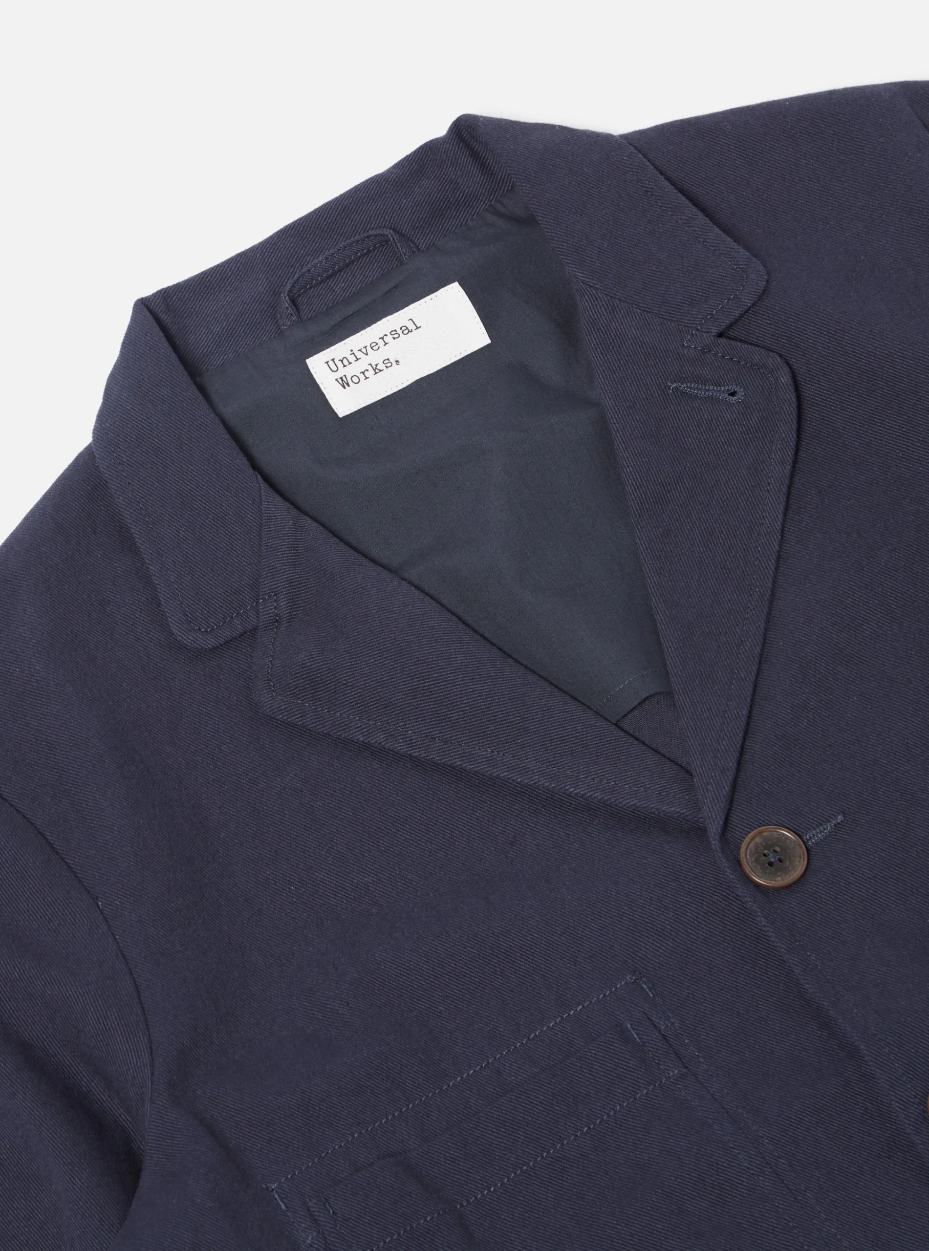 Store Five Pocket Jacket In Navy Winter Twill Men Jackets.