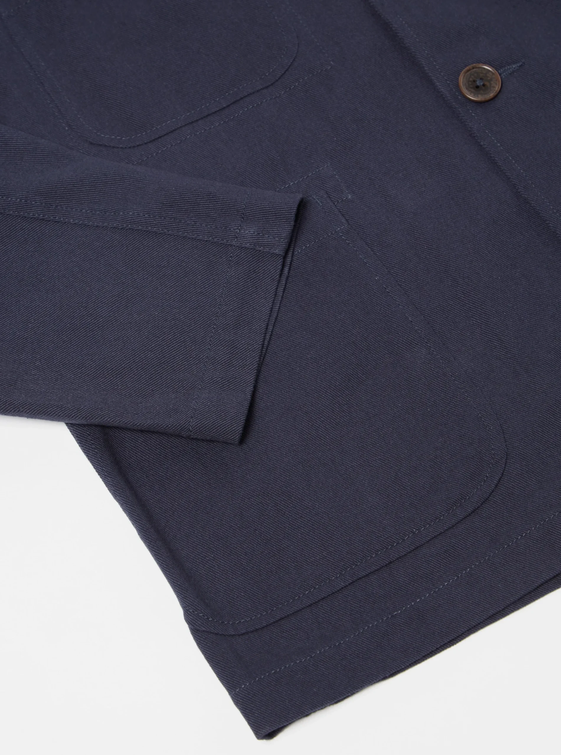 Store Five Pocket Jacket In Navy Winter Twill Men Jackets.