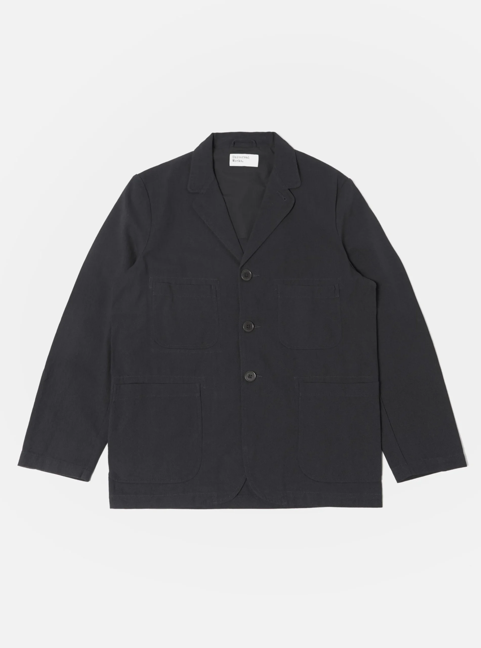 Sale Five Pocket Jacket In Black Winter Twill Men Jackets.