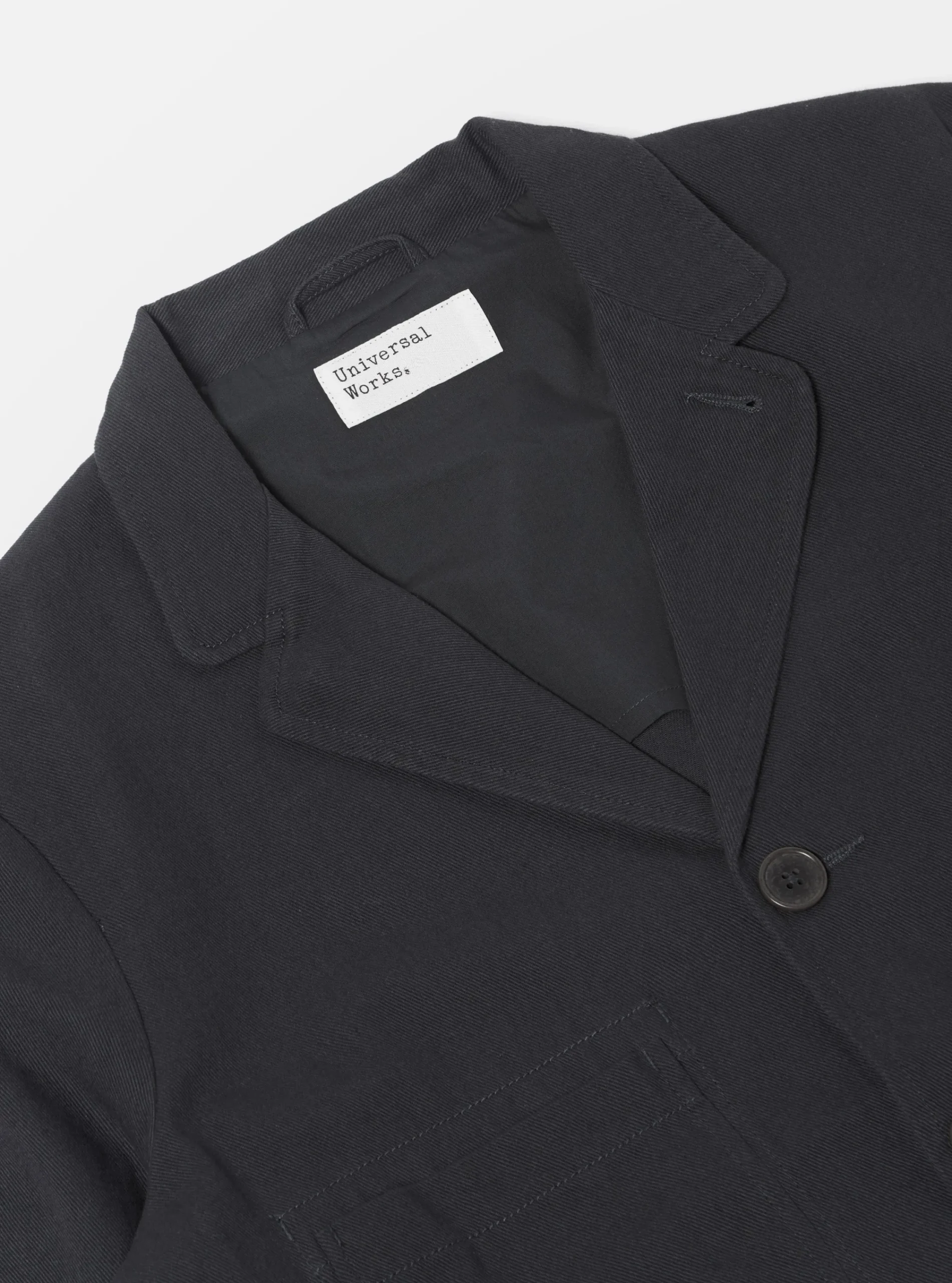 Sale Five Pocket Jacket In Black Winter Twill Men Jackets.