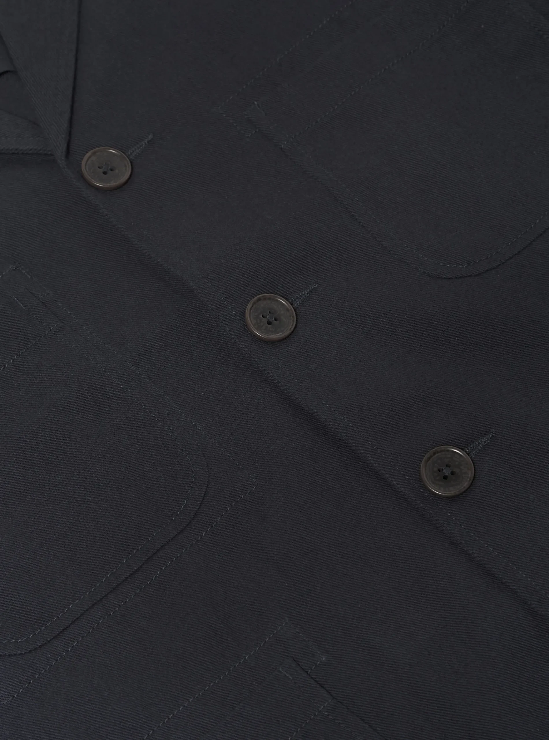 Sale Five Pocket Jacket In Black Winter Twill Men Jackets.
