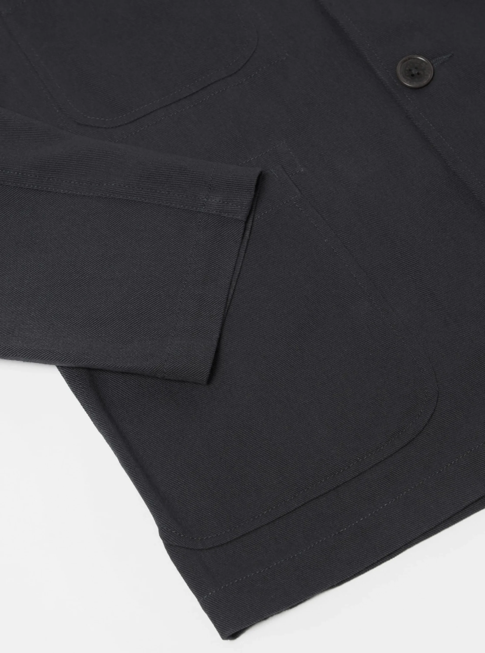Sale Five Pocket Jacket In Black Winter Twill Men Jackets.