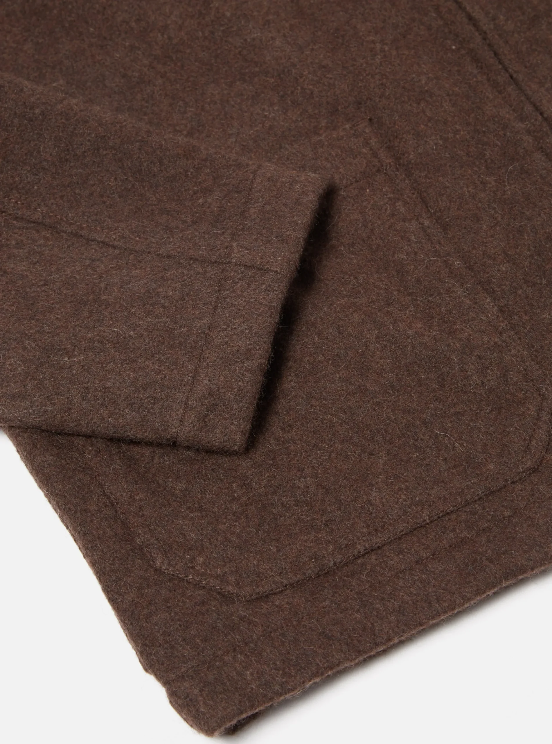 Discount Gower Jacket In Brown Melange Melton Men Jackets.