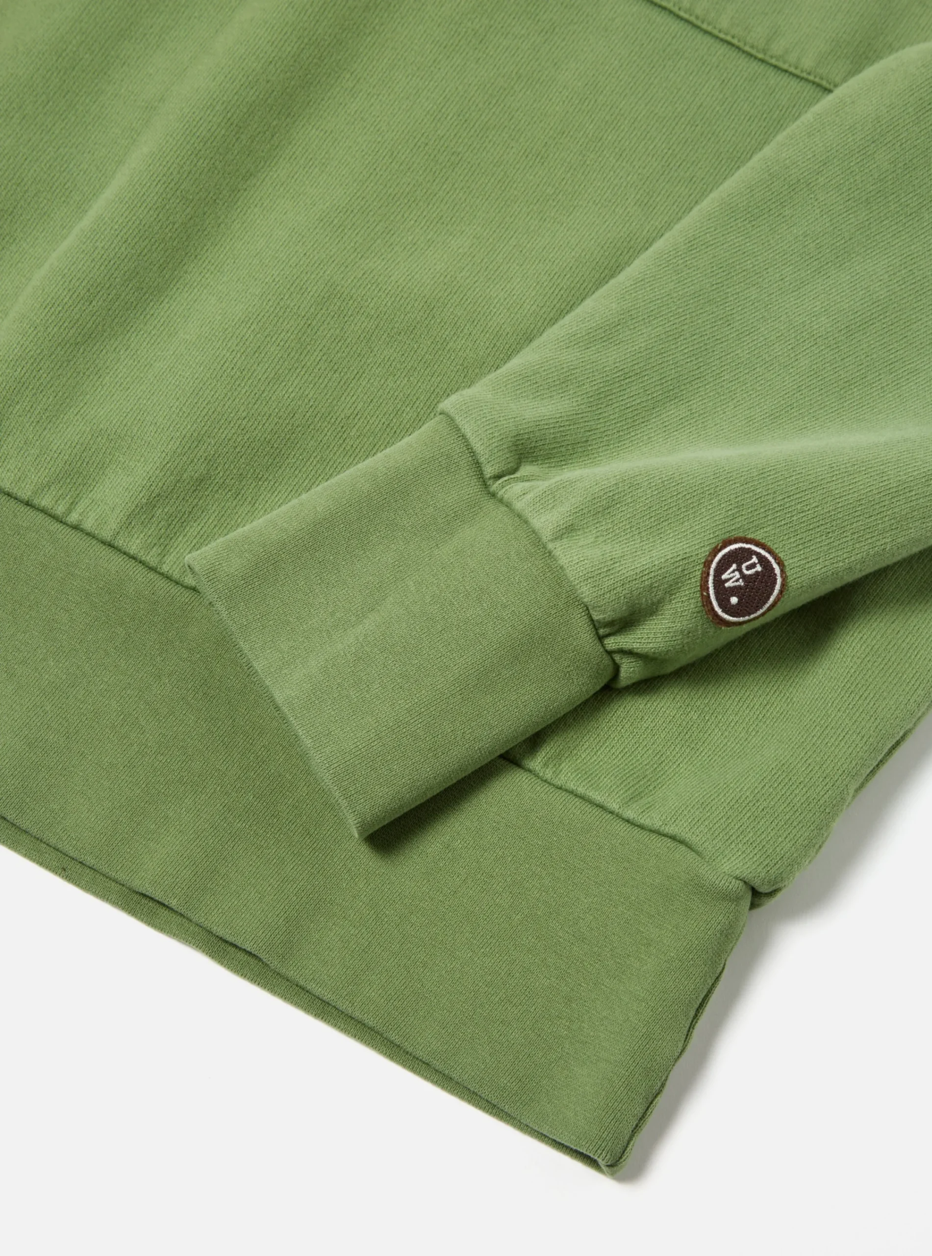 Sale Half Zip Sweatshirt In Green Dry Handle Brushback Men Tees & Sweats.