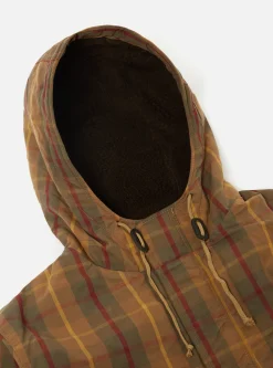 Flash Sale Hebrides Parka In Cinnamon British Drywax Check Men Coats & Outerwear.