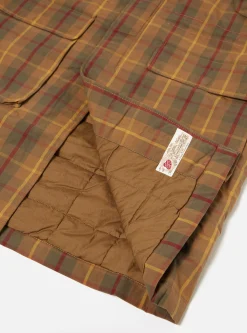 Flash Sale Hebrides Parka In Cinnamon British Drywax Check Men Coats & Outerwear.