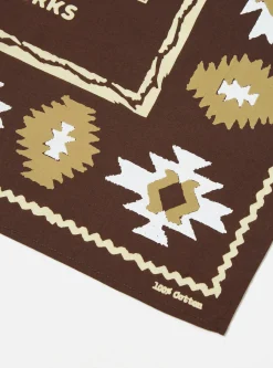 Cheap Hotel Deluxe Bandana In Brown Cambric Men Accessories.