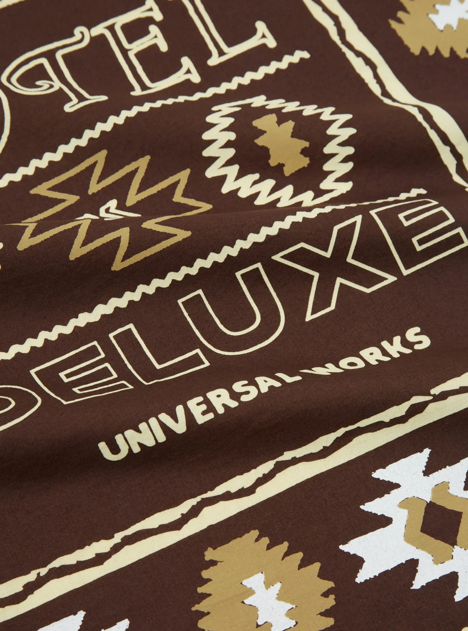 Cheap Hotel Deluxe Bandana In Brown Cambric Men Accessories.