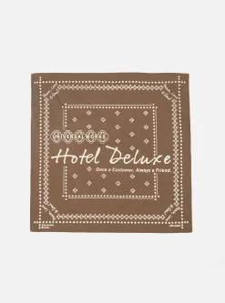 Online Hotel Delux Neckerchief In Olive Cambric Men Accessories.