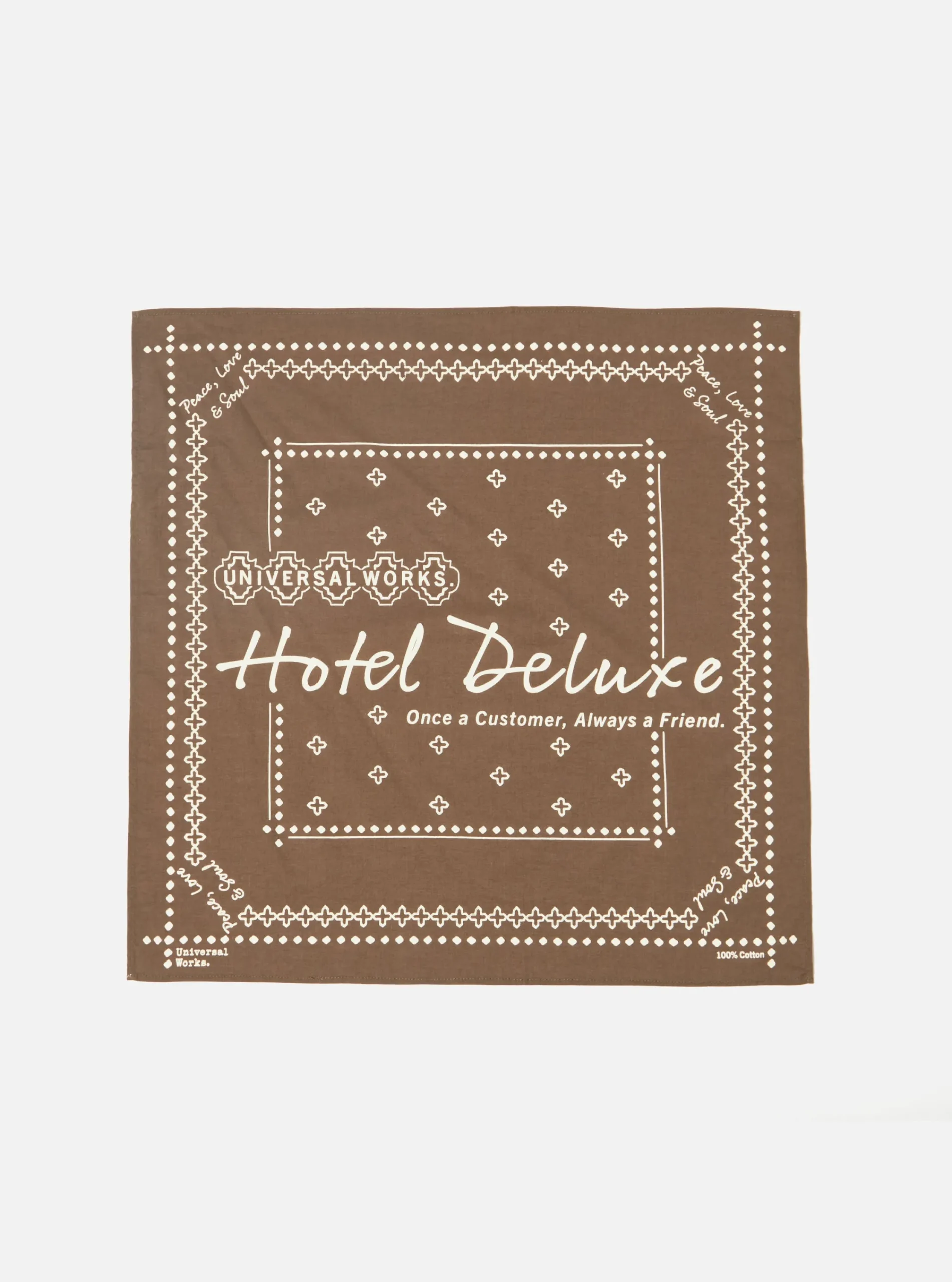Online Hotel Delux Neckerchief In Olive Cambric Men Accessories.