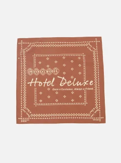 New Hotel Delux Neckerchief In Brown Cambric Men Accessories.