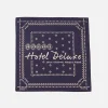 Cheap Hotel Delux Neckerchief In Navy Cambric Men Accessories.