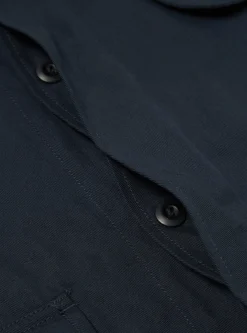Discount Jungle Jacket In Navy Cotton/Nylon Serge Men Jackets.