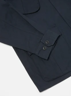 Discount Jungle Jacket In Navy Cotton/Nylon Serge Men Jackets.