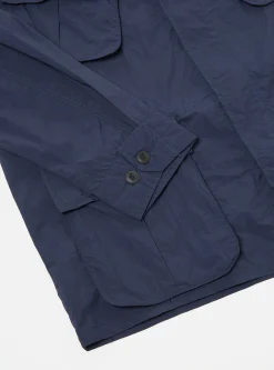 New Jungle Jacket In Navy Recycled Washed Nylon Men Jackets.