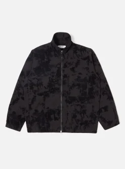 Store K Track Top In Black Japanese Flock Camo Men Jackets.