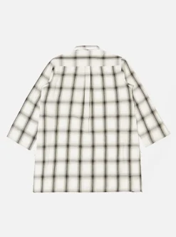 Hot Kurta Shirt In Ecru Shadow Check Men Overshirts.