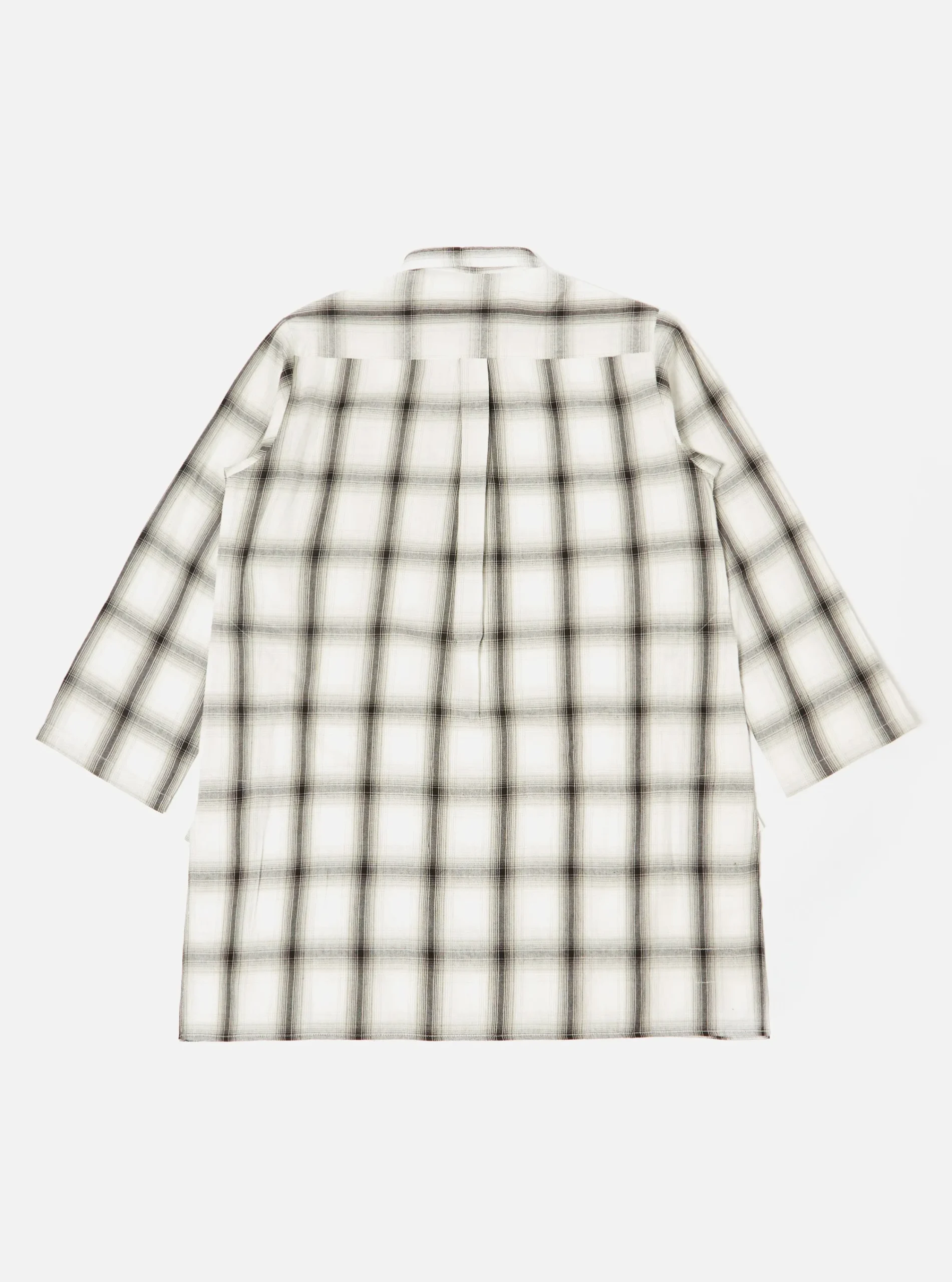 Hot Kurta Shirt In Ecru Shadow Check Men Overshirts.