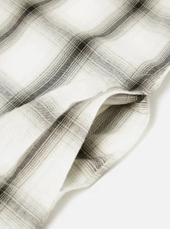 Hot Kurta Shirt In Ecru Shadow Check Men Overshirts.