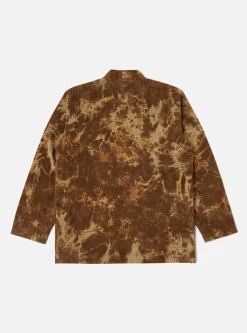 Clearance Kyoto Work Jacket In Brown Hand-Dyed Japanese Cord Men Jackets.