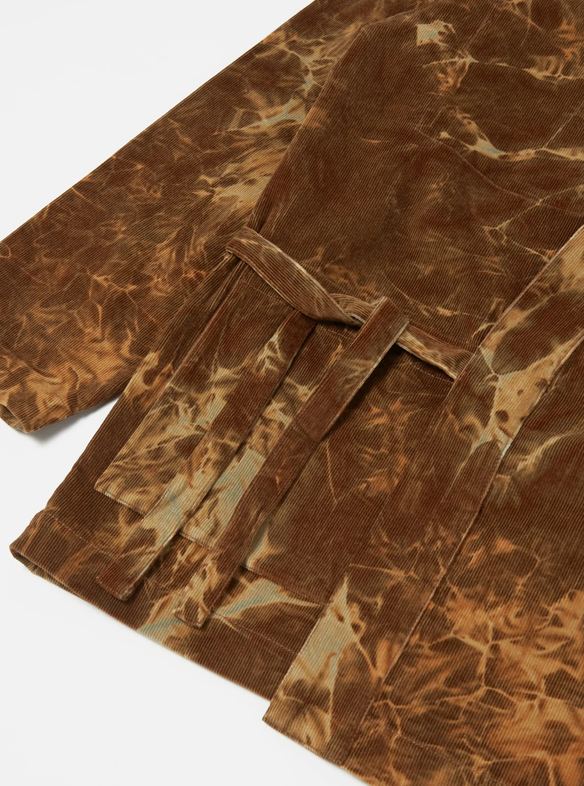 Clearance Kyoto Work Jacket In Brown Hand-Dyed Japanese Cord Men Jackets.