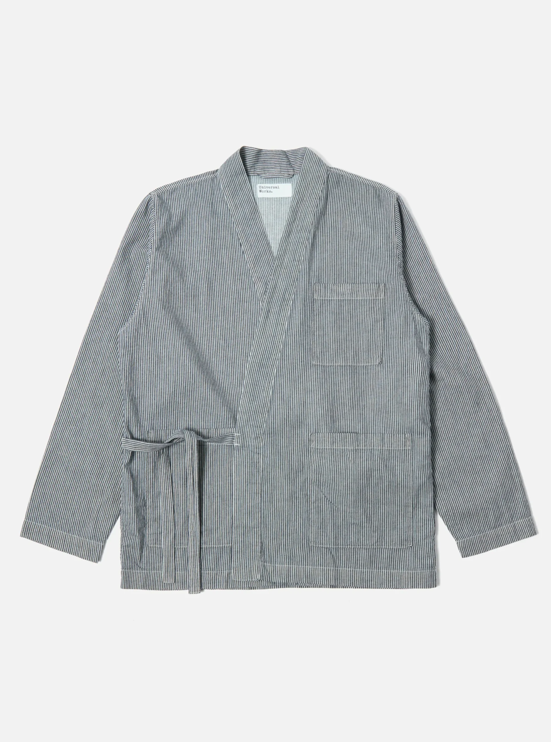 Discount Kyoto Work Jacket In Indigo Hickory Shirting Men Jackets.