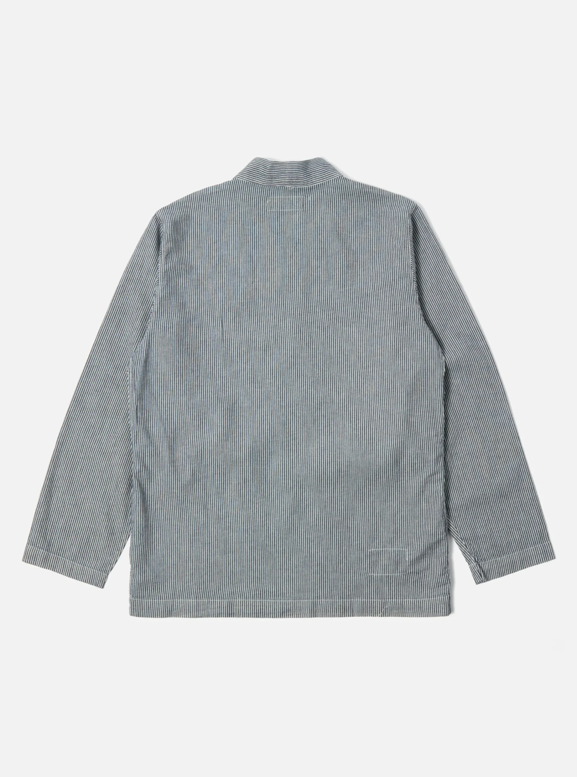 Discount Kyoto Work Jacket In Indigo Hickory Shirting Men Jackets.