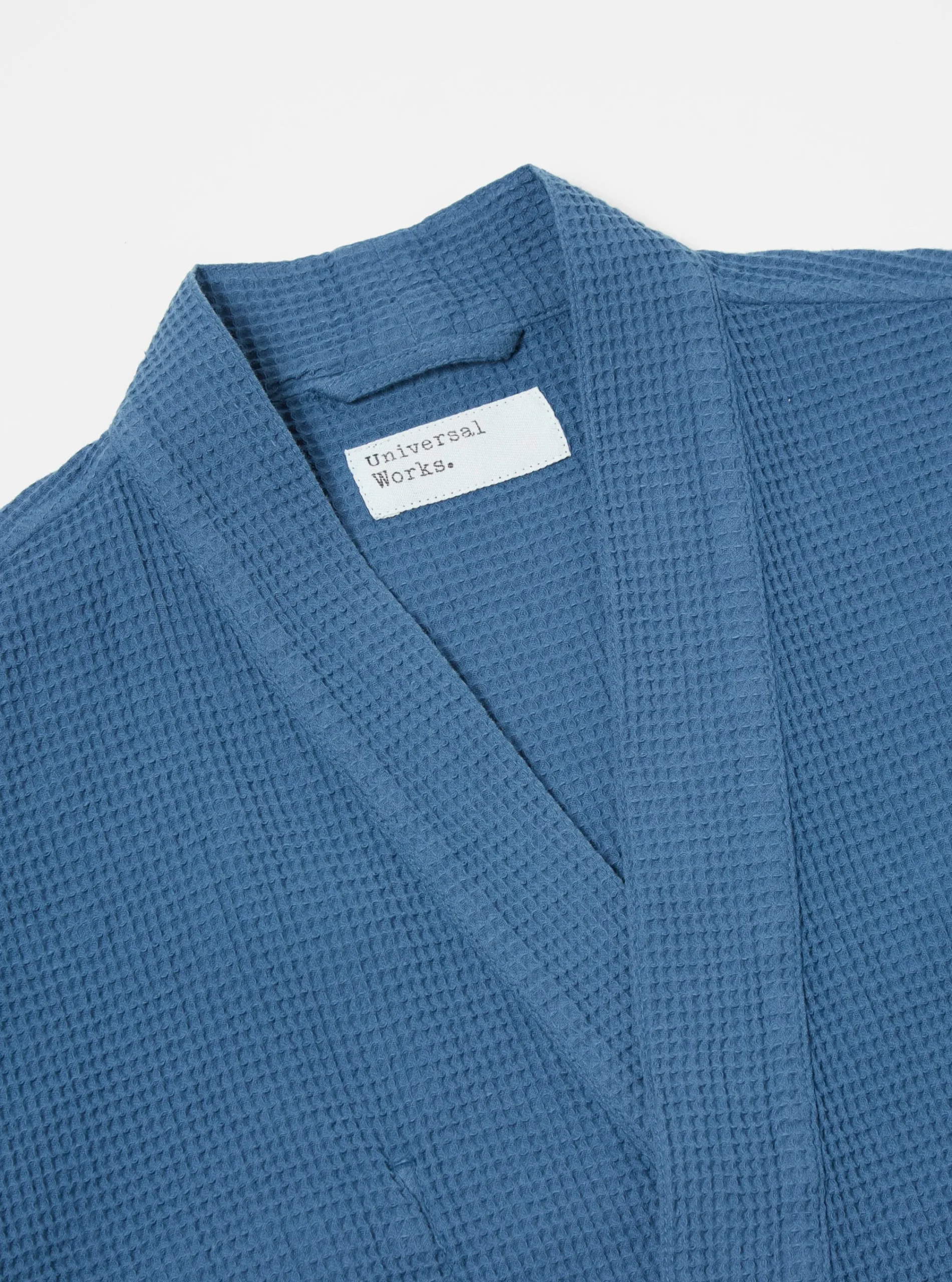 Cheap Kyoto Work Jacket In Faded Blue Japanese Waffle Men Jackets.
